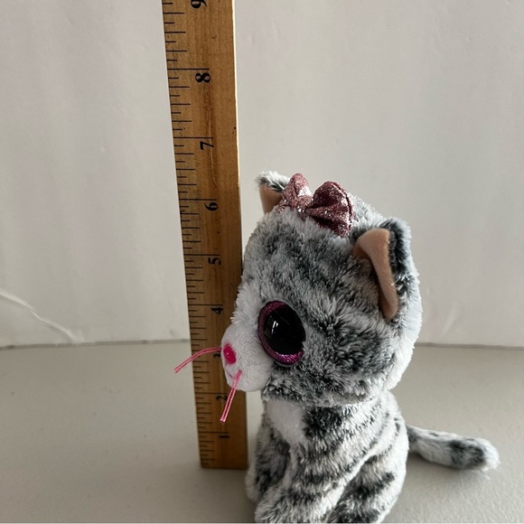 Beanie Boo Kiki Grey Cat Soft Plush 6inch - Picture 8 of 9